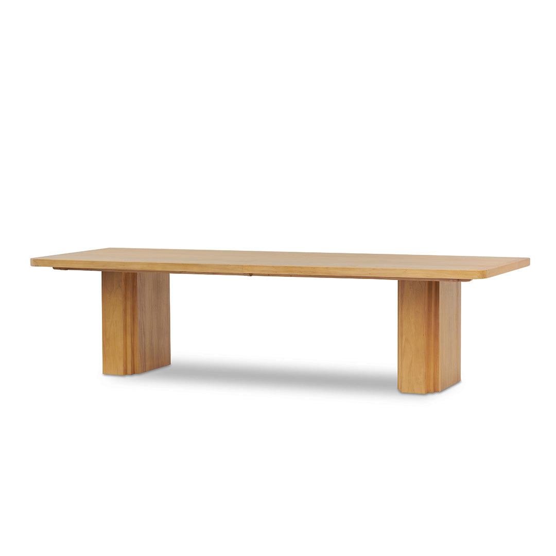 Abbotsford 3m Elm Dining Table - Natural