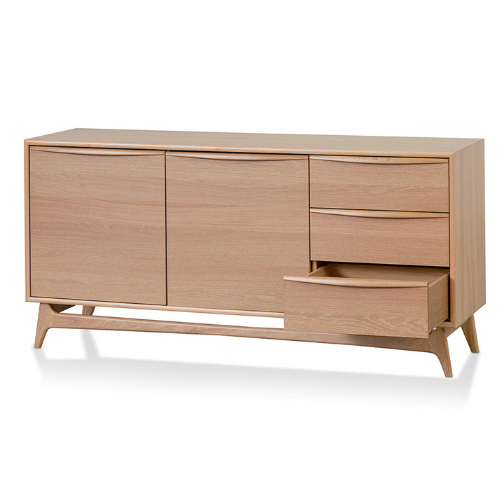 Tunbridge Wide Sideboard Unit with Drawers - Natural Oak