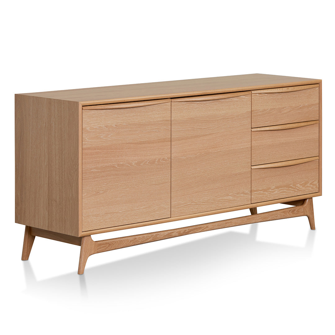 Tunbridge Wide Sideboard Unit with Drawers - Natural Oak