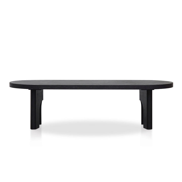 Abbotsford 2.8m oval dining table - Black