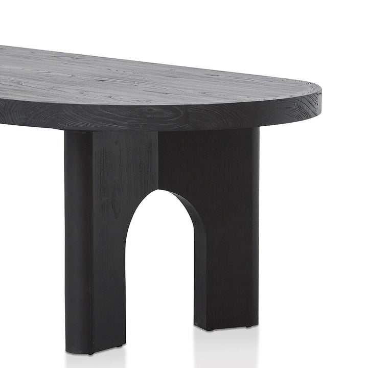 Abbotsford 2.8m oval dining table - Black