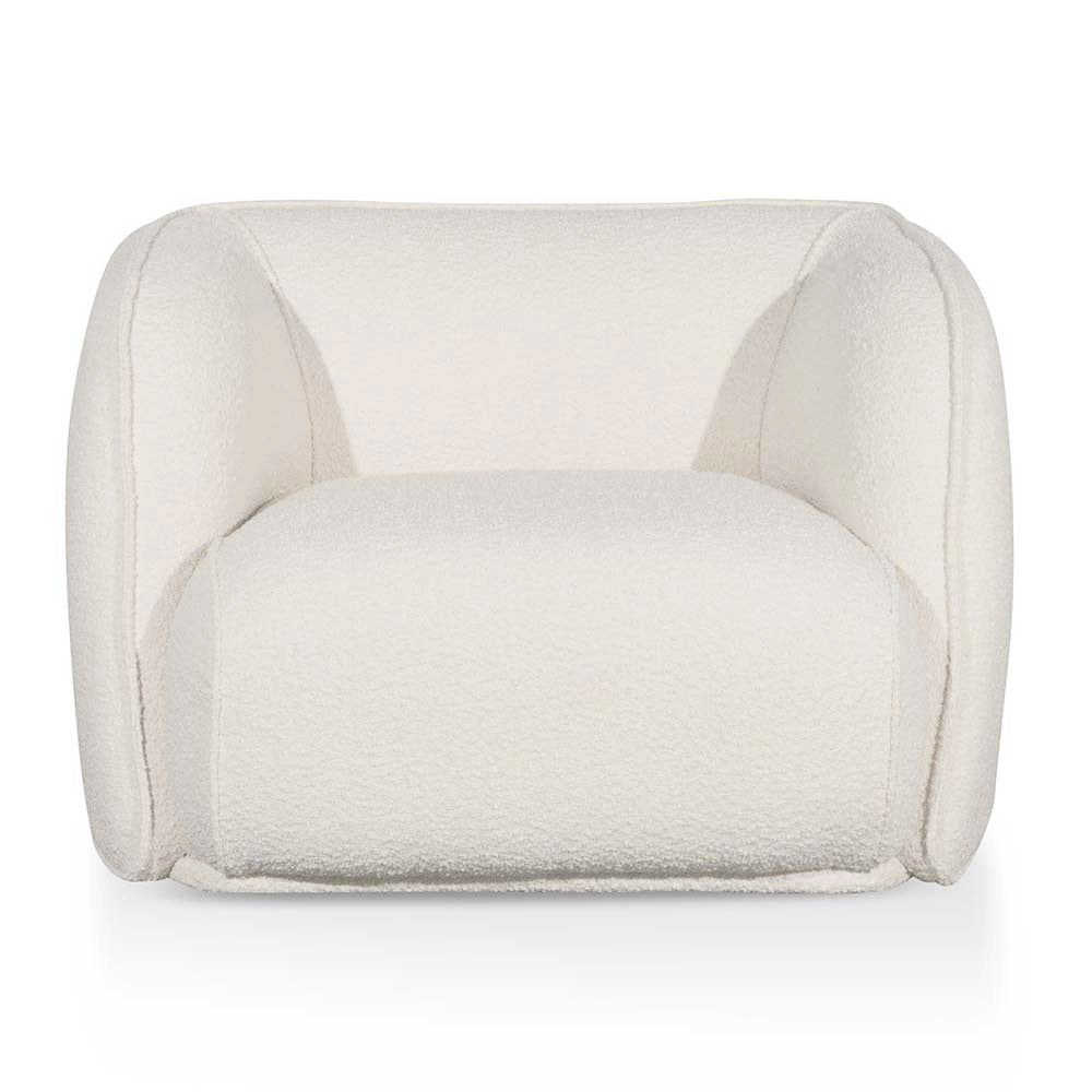 Victoria Fabric Armchair - Ivory