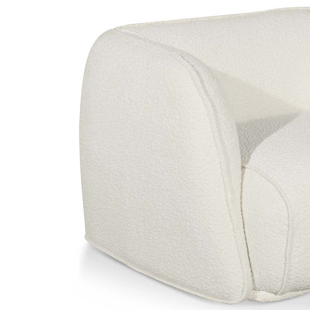 Victoria Fabric Armchair - Ivory