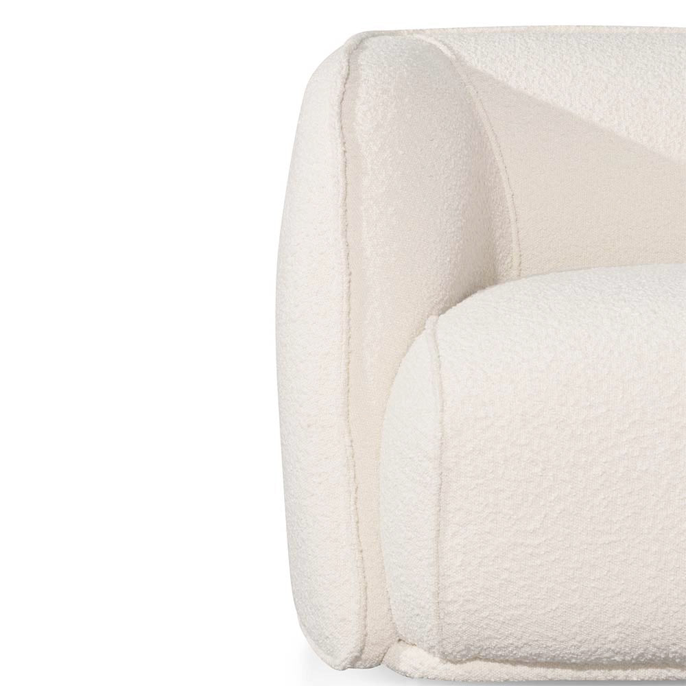 Victoria Fabric Armchair - Ivory