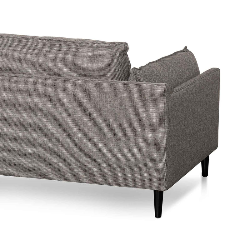 Broadway 4 Seater Right Chaise Fabric Sofa - Graphite Grey