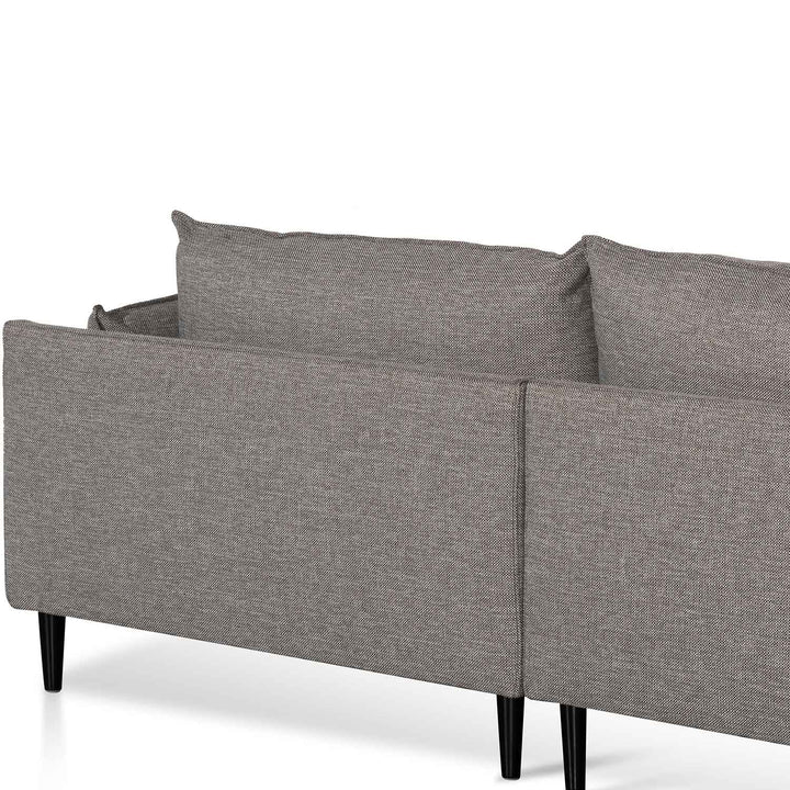 Broadway 4 Seater Right Chaise Fabric Sofa - Graphite Grey