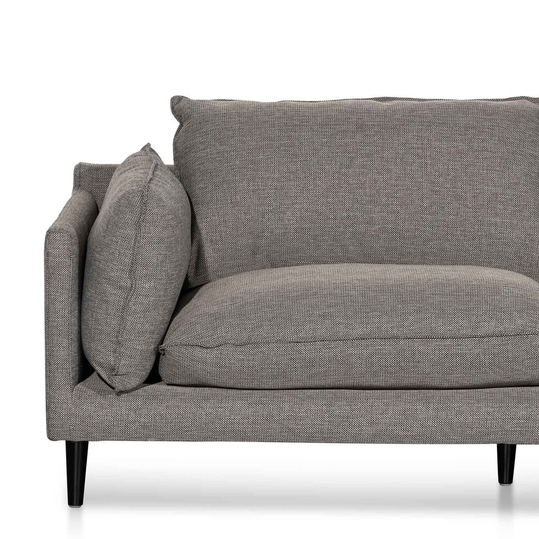 Broadway 4 Seater Right Chaise Fabric Sofa - Graphite Grey