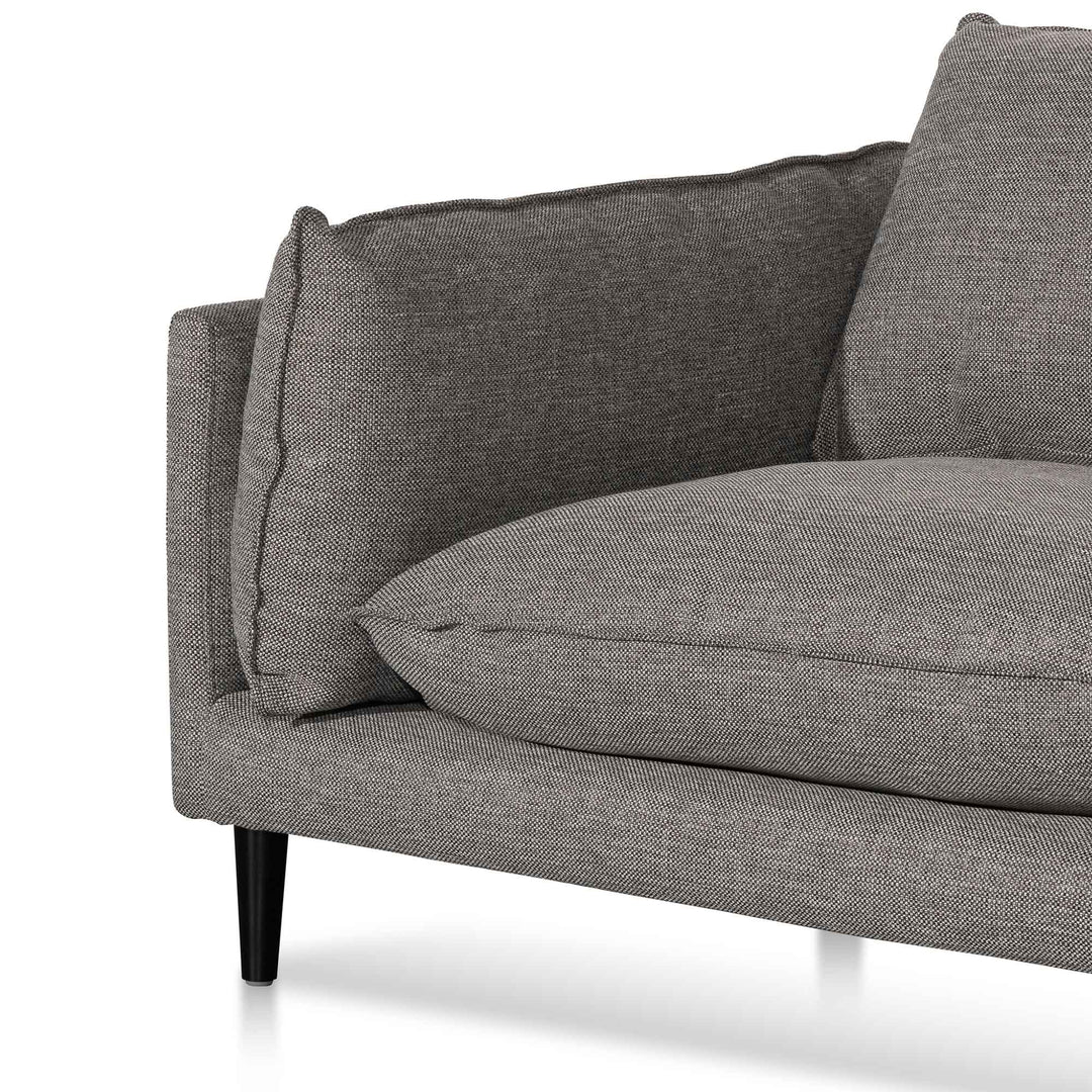 Broadway 4 Seater Right Chaise Fabric Sofa - Graphite Grey