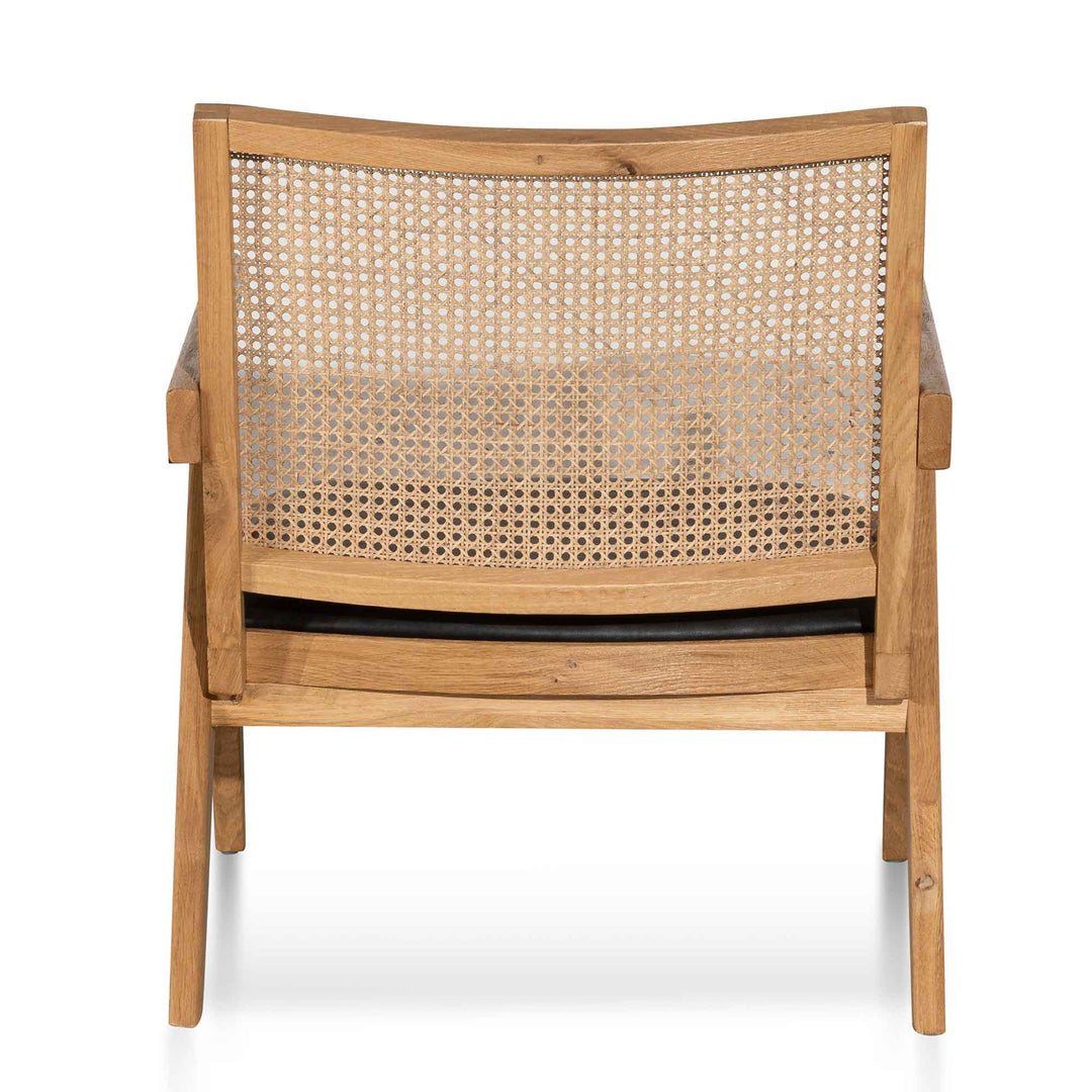 Warren Rattan Armchair - Distress Natural and Black Seat