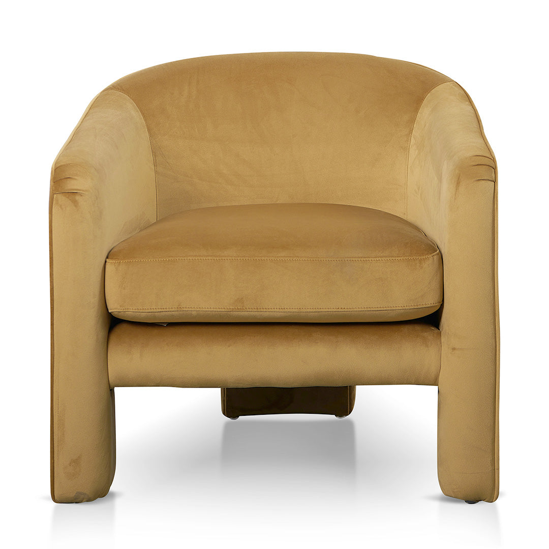 Maynard Fabric Armchair - Mustard