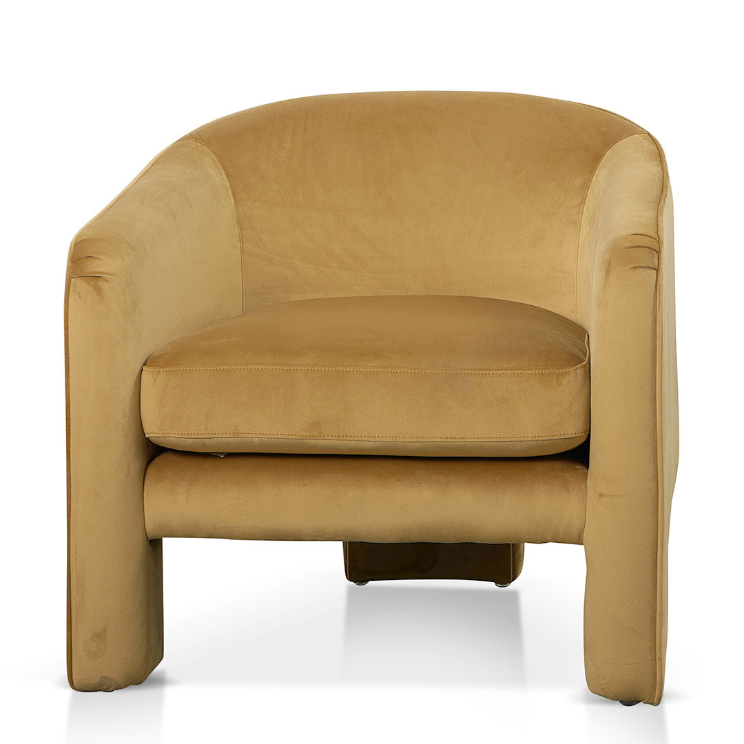 Maynard Fabric Armchair - Mustard