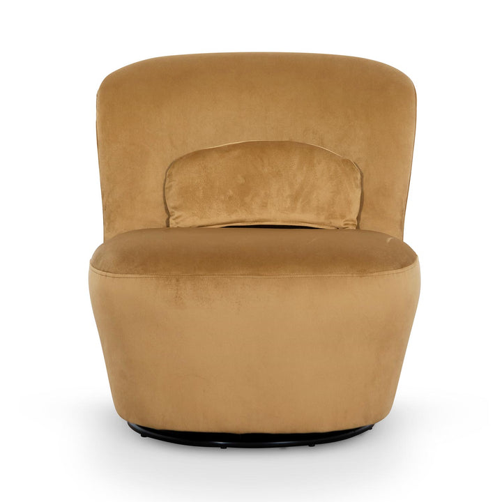 Maynard Swivel Lounge Chair - Mustard