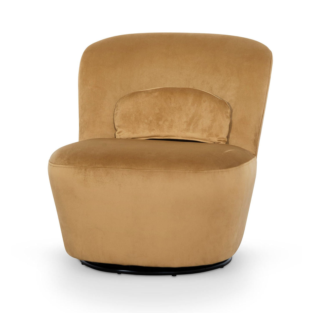 Maynard Swivel Lounge Chair - Mustard