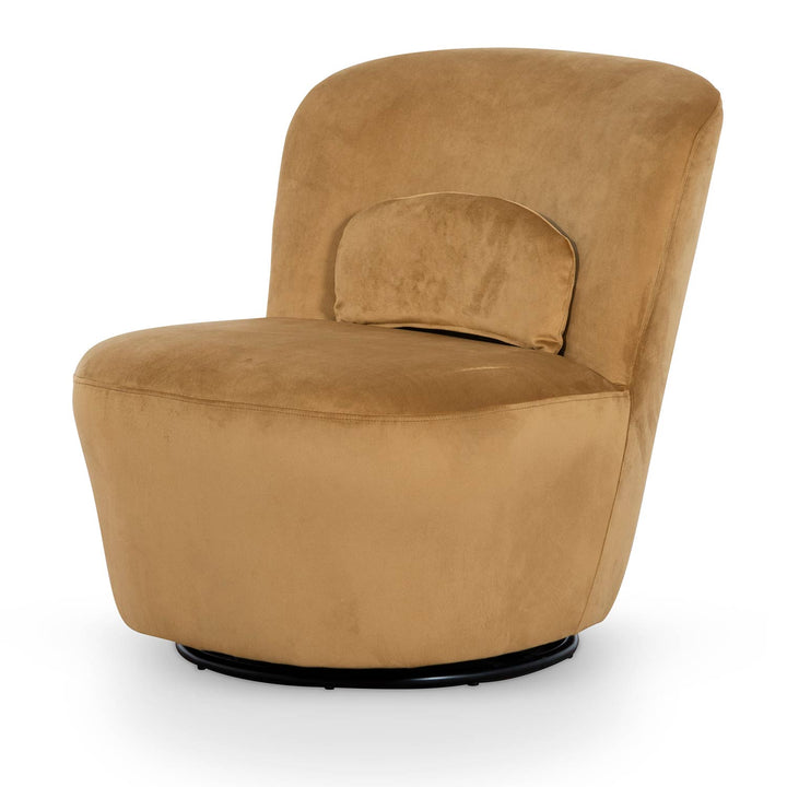 Maynard Swivel Lounge Chair - Mustard