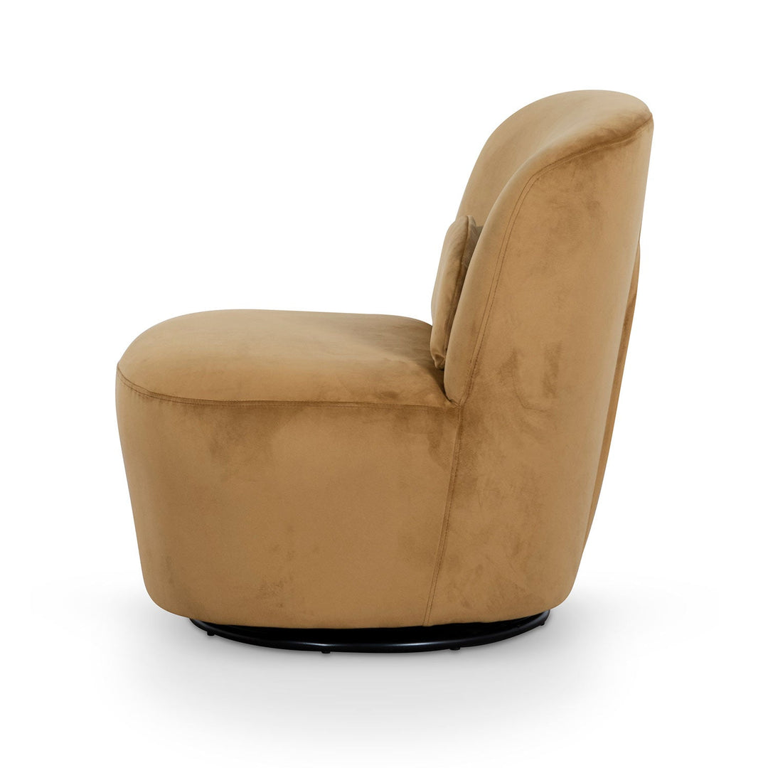 Maynard Swivel Lounge Chair - Mustard