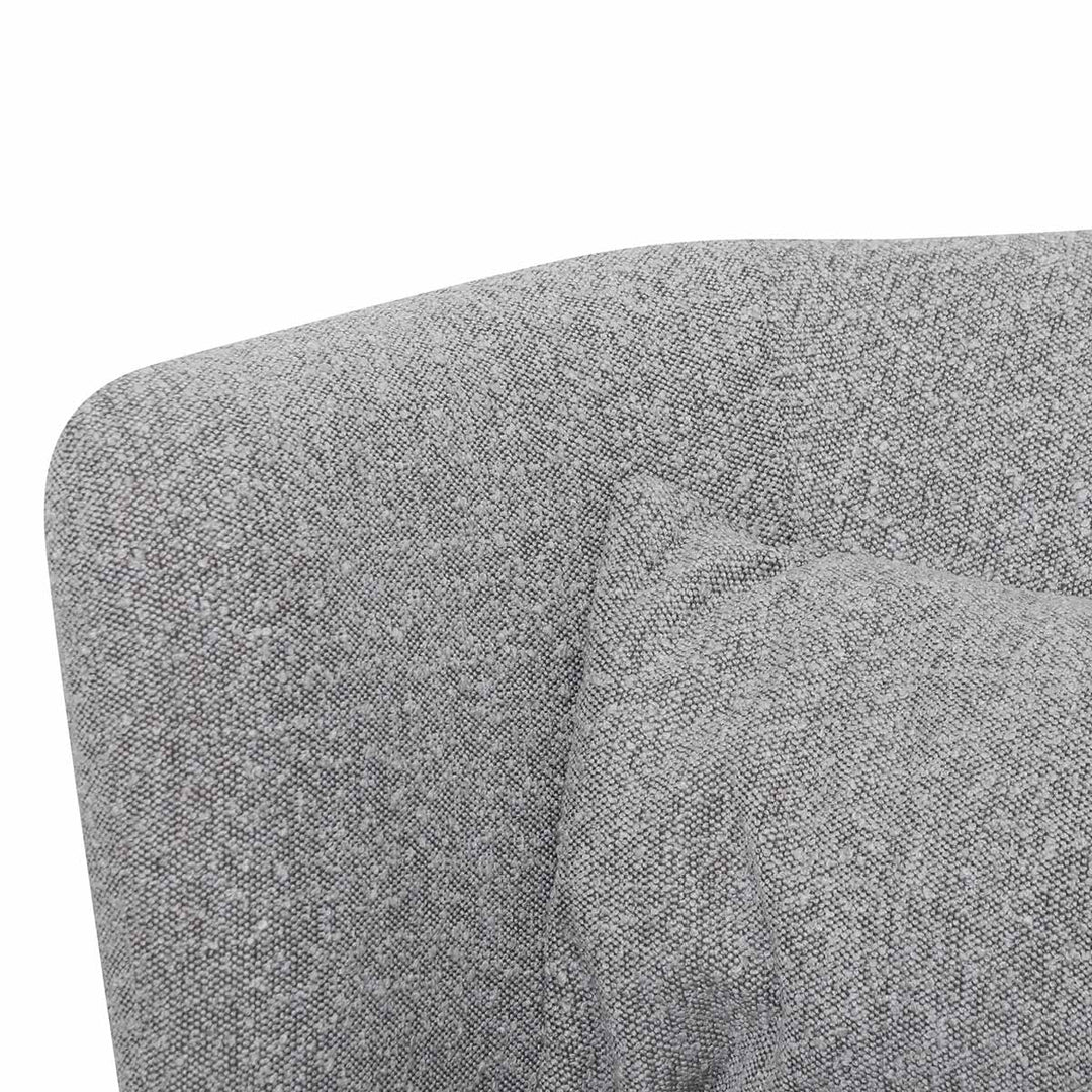 Bourke Armchair - Ash Grey Boucle