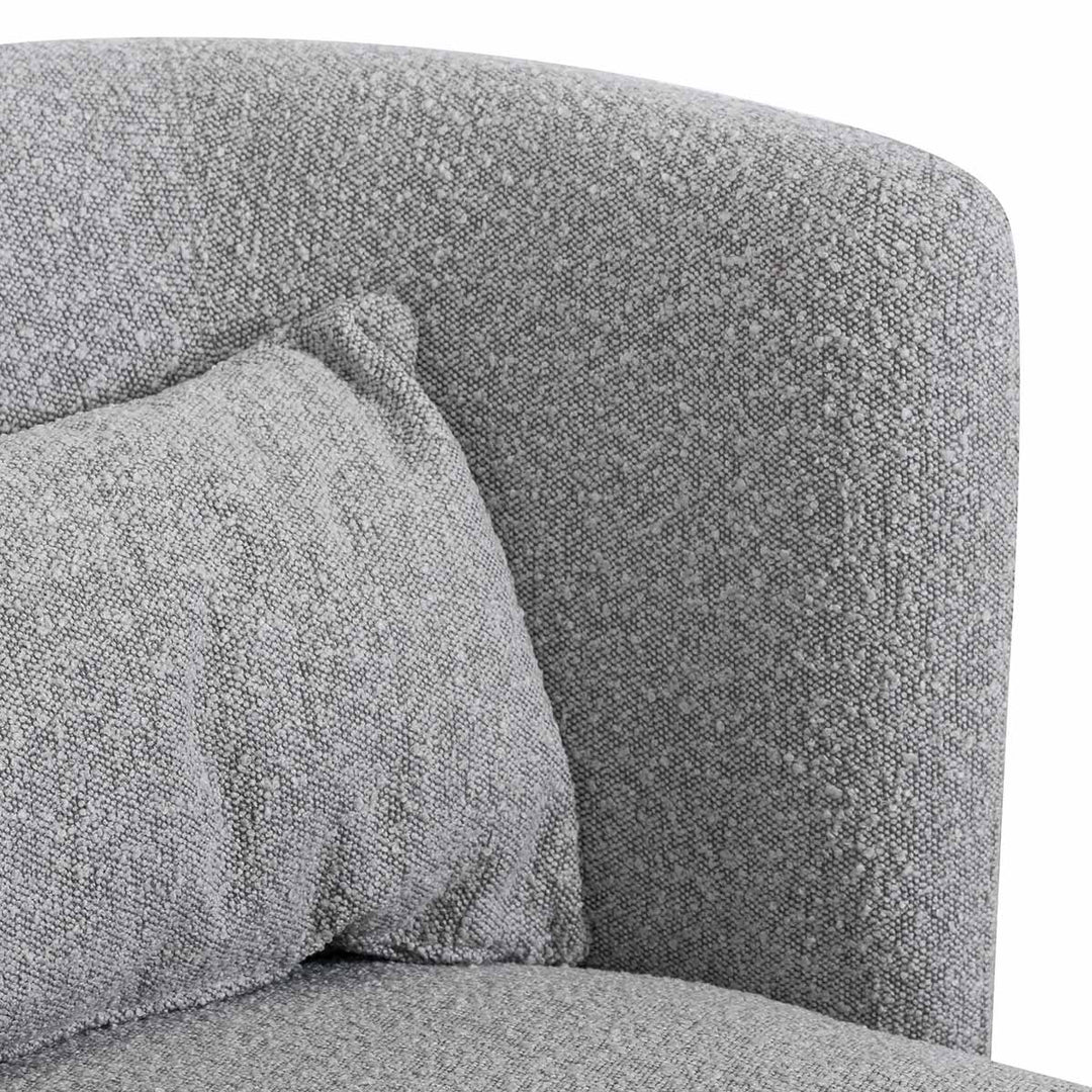 Bourke Armchair - Ash Grey Boucle