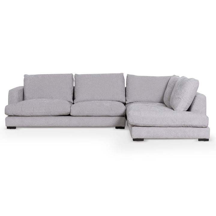 Broadway 4 Seater Fabric Right Chaise Sofa - Oyster Beige