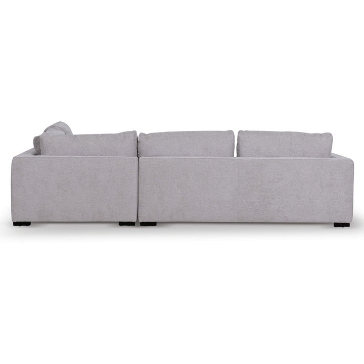 Broadway 4 Seater Fabric Right Chaise Sofa - Oyster Beige