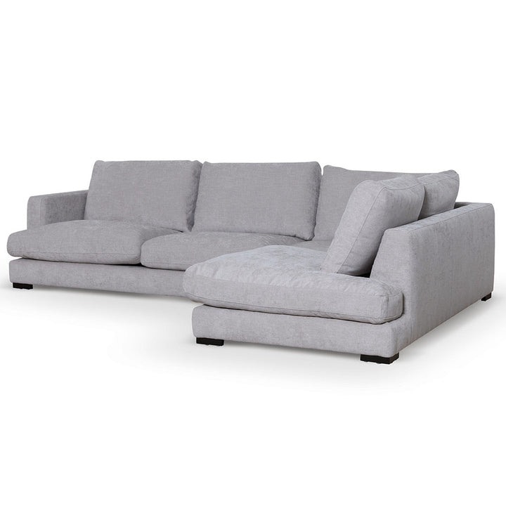 Broadway 4 Seater Fabric Right Chaise Sofa - Oyster Beige