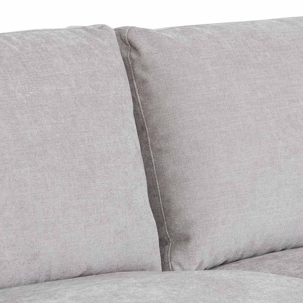 Broadway 4 Seater Fabric Right Chaise Sofa - Oyster Beige