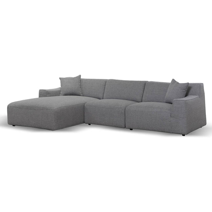 Sevenoaks 3 Seater Left Chaise Sofa - Noble Grey