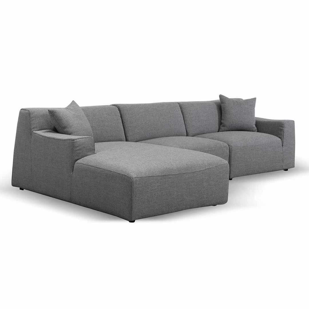 Sevenoaks 3 Seater Left Chaise Sofa - Noble Grey