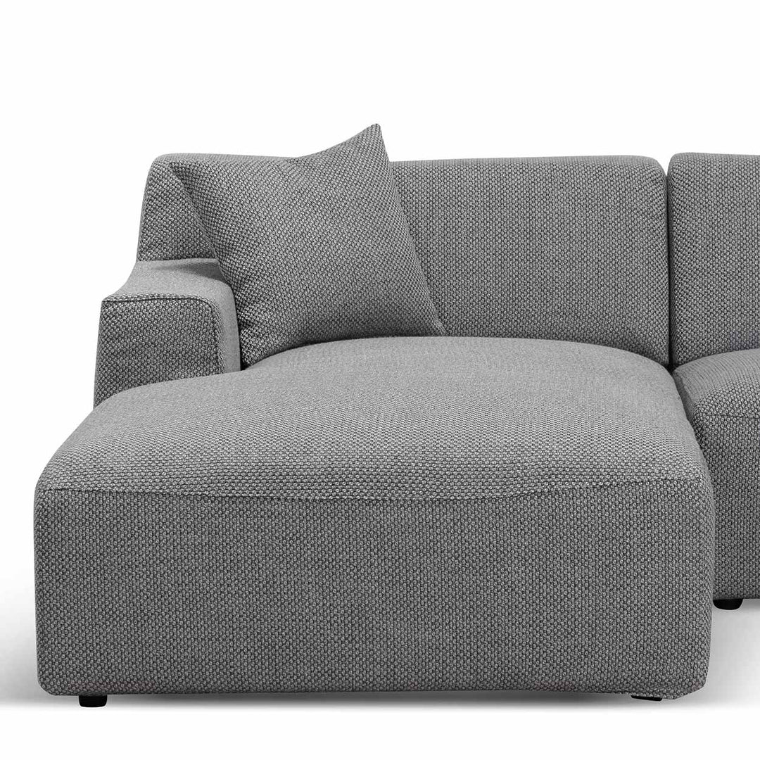 Sevenoaks 3 Seater Left Chaise Sofa - Noble Grey