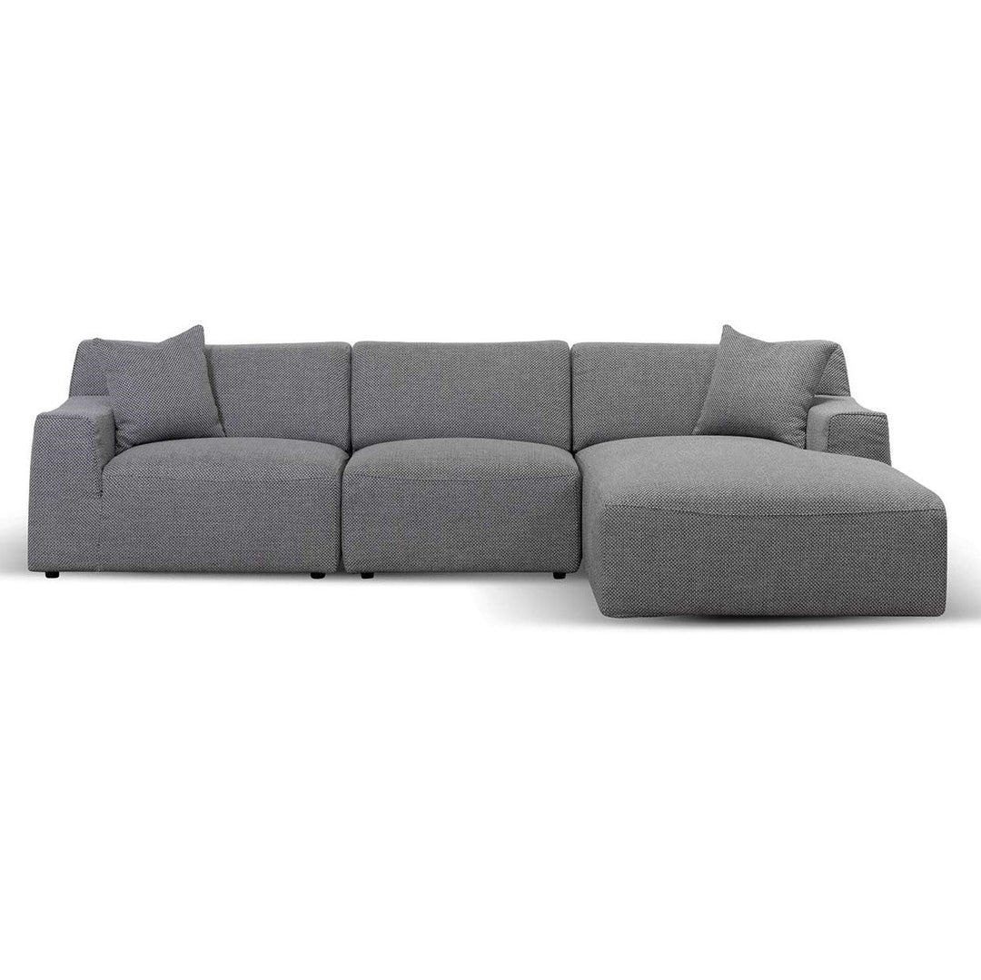 Sevenoaks 3 Seater Right Chaise Sofa - Noble Grey