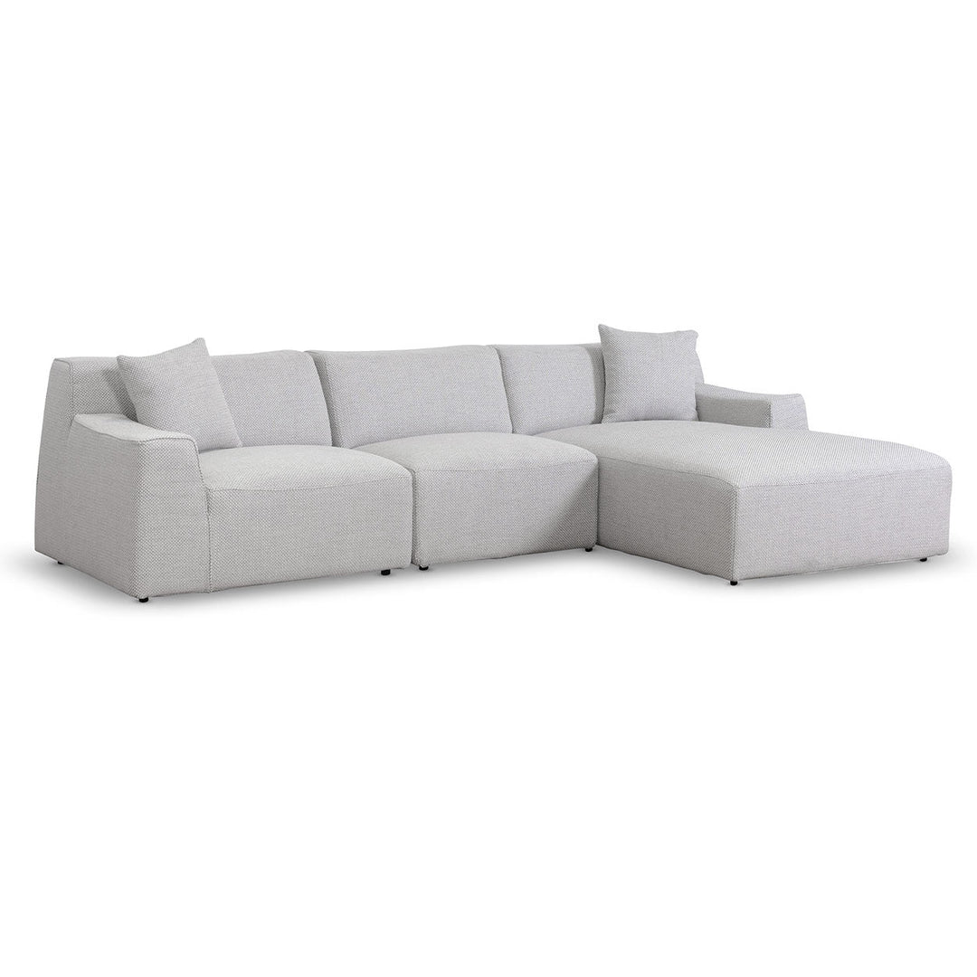 Sevenoaks 3 Seater Right Chaise Sofa - Passive Grey