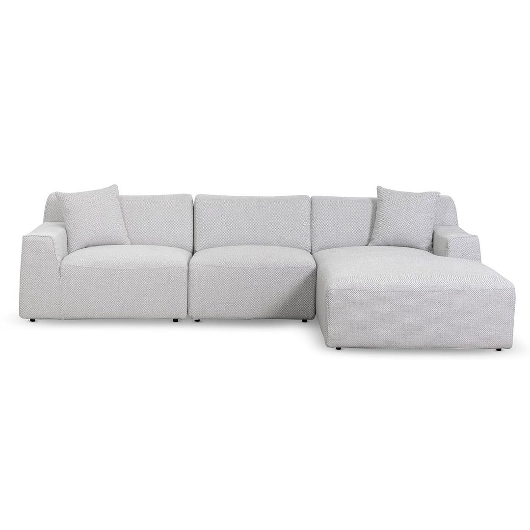 Sevenoaks 3 Seater Right Chaise Sofa - Passive Grey