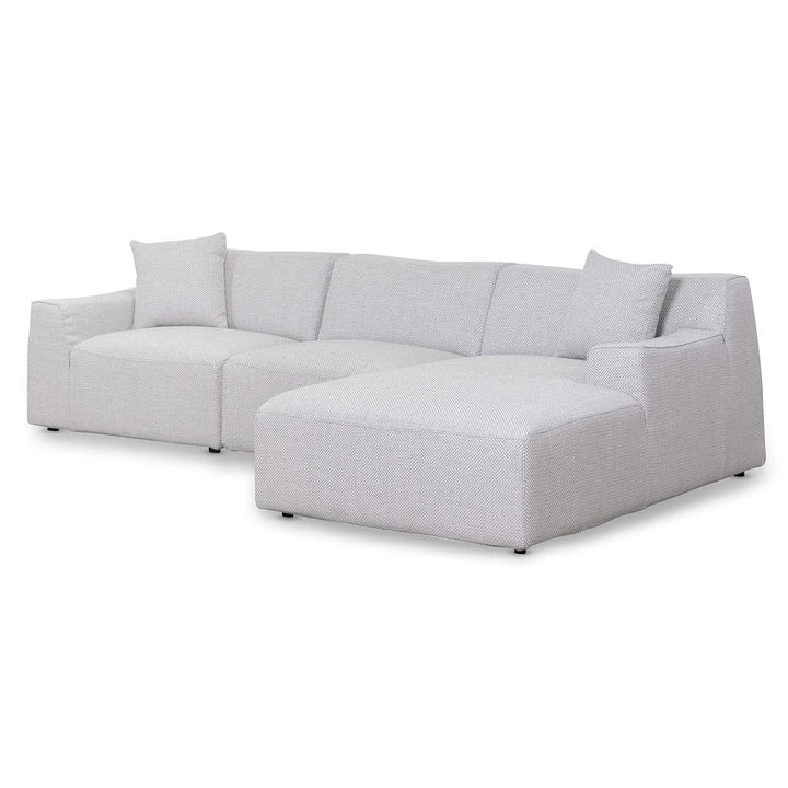 Sevenoaks 3 Seater Right Chaise Sofa - Passive Grey