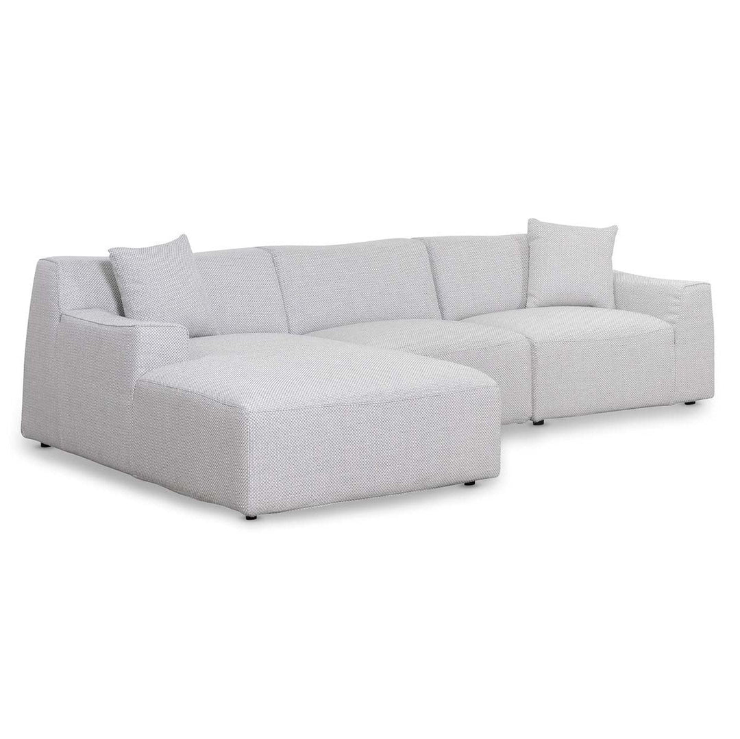 Sevenoaks 3 Seater Left Chaise Sofa - Passive Grey