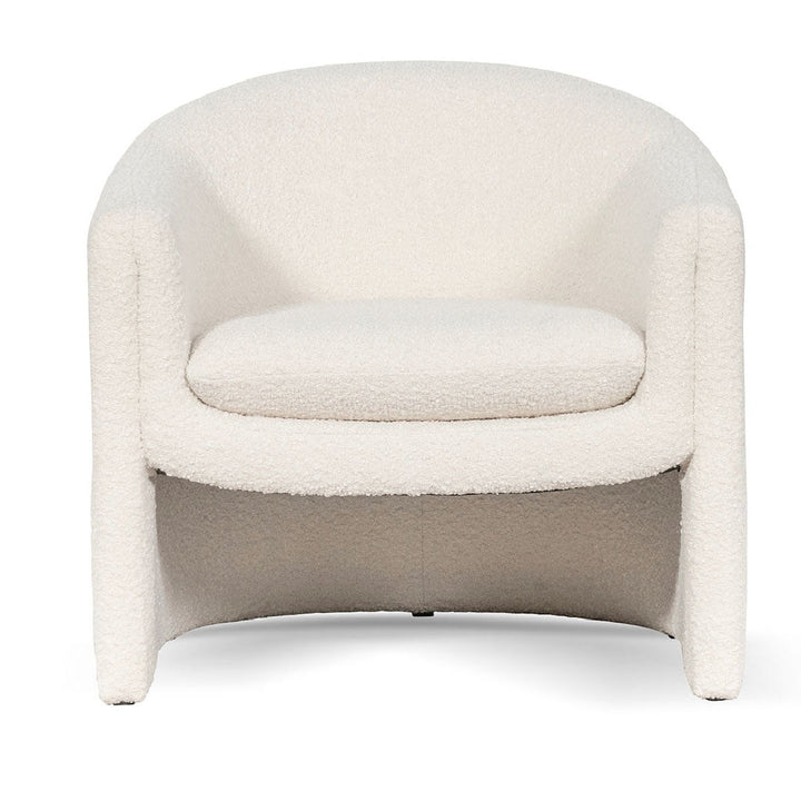 Maynard Armchair - Ivory White Boucle