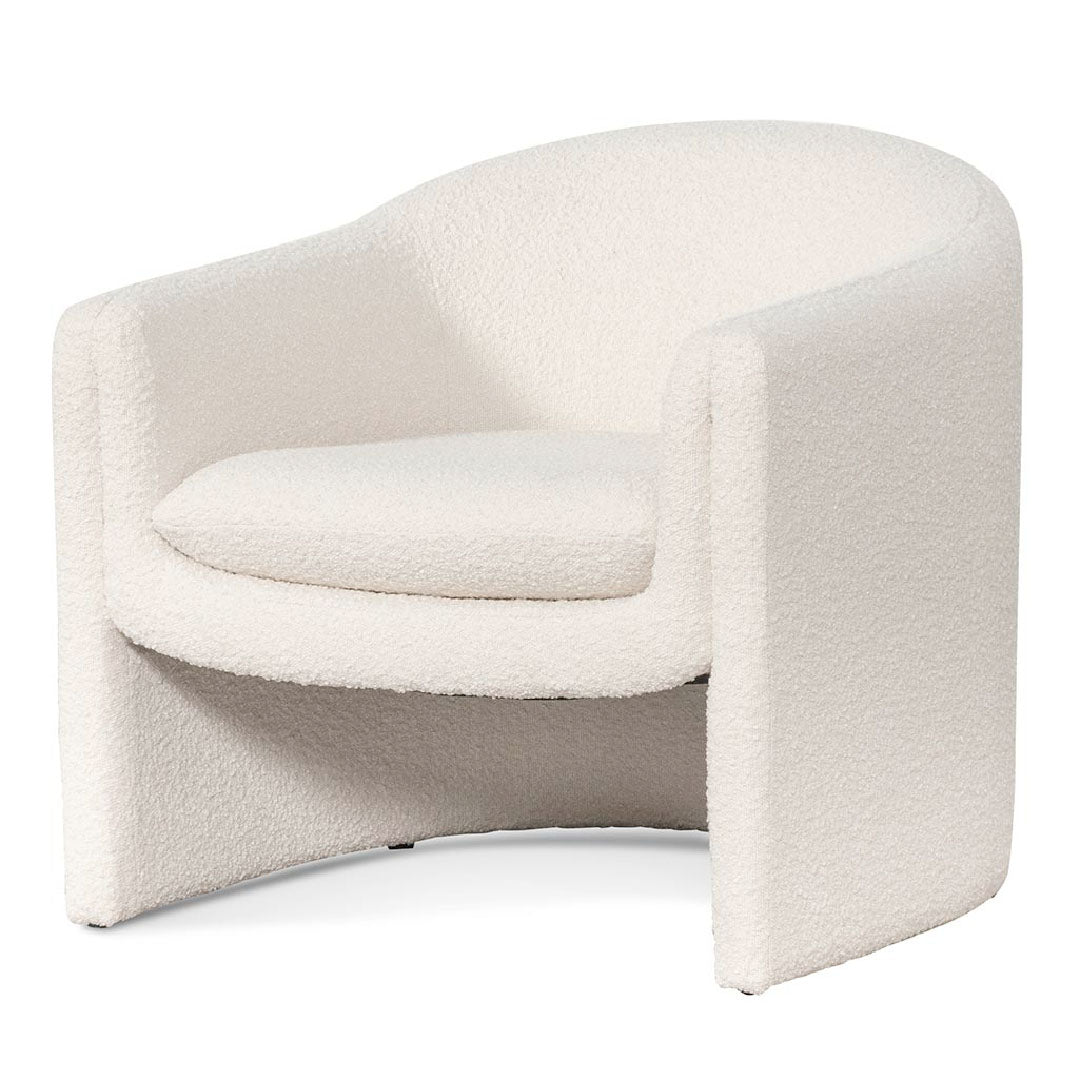 Maynard Armchair - Ivory White Boucle