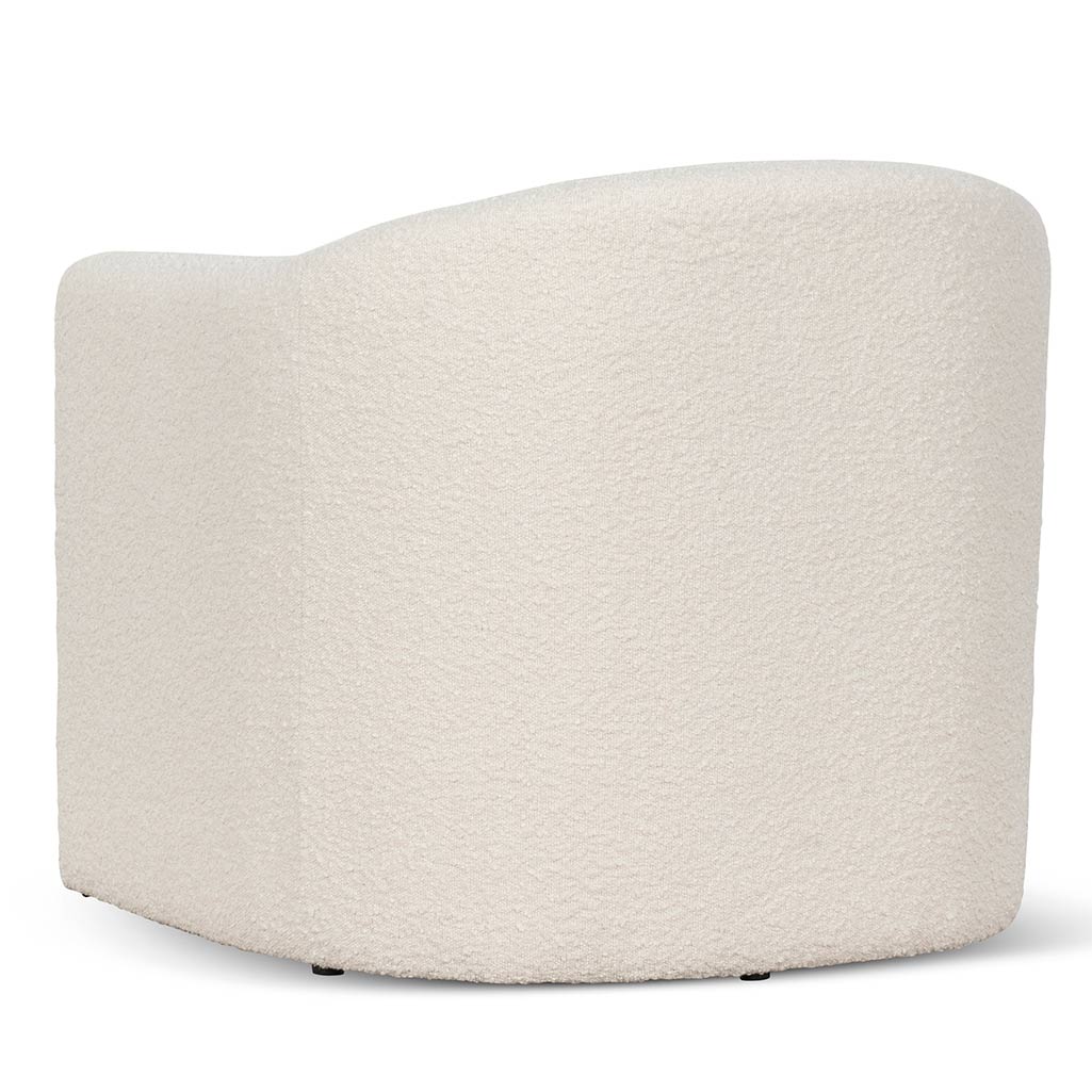 Maynard Armchair - Ivory White Boucle