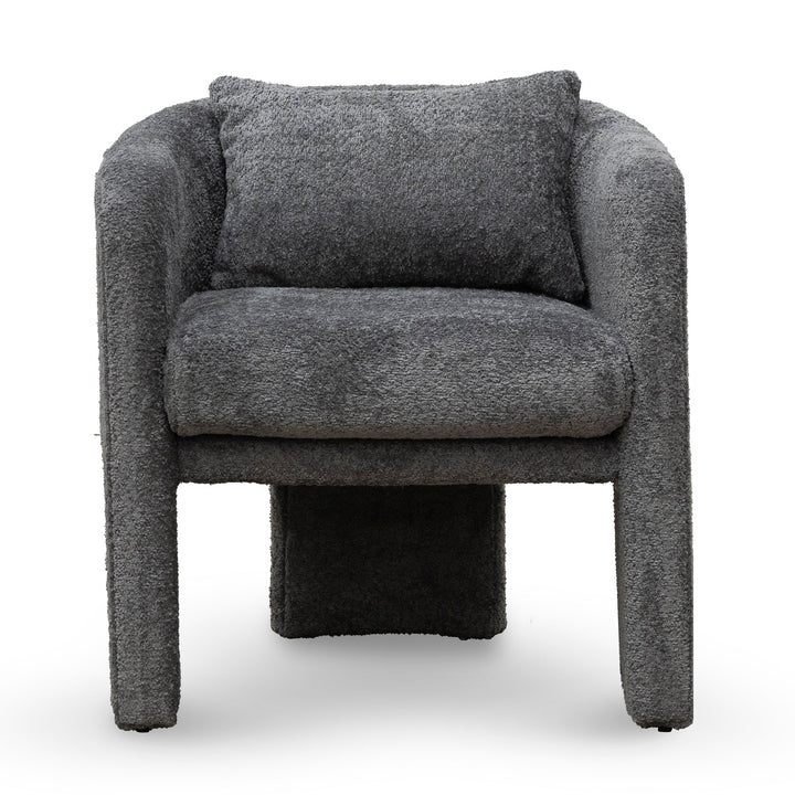 Maynard Fabric Armchair - Iron Grey