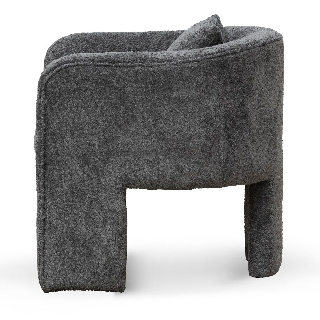 Maynard Fabric Armchair - Iron Grey