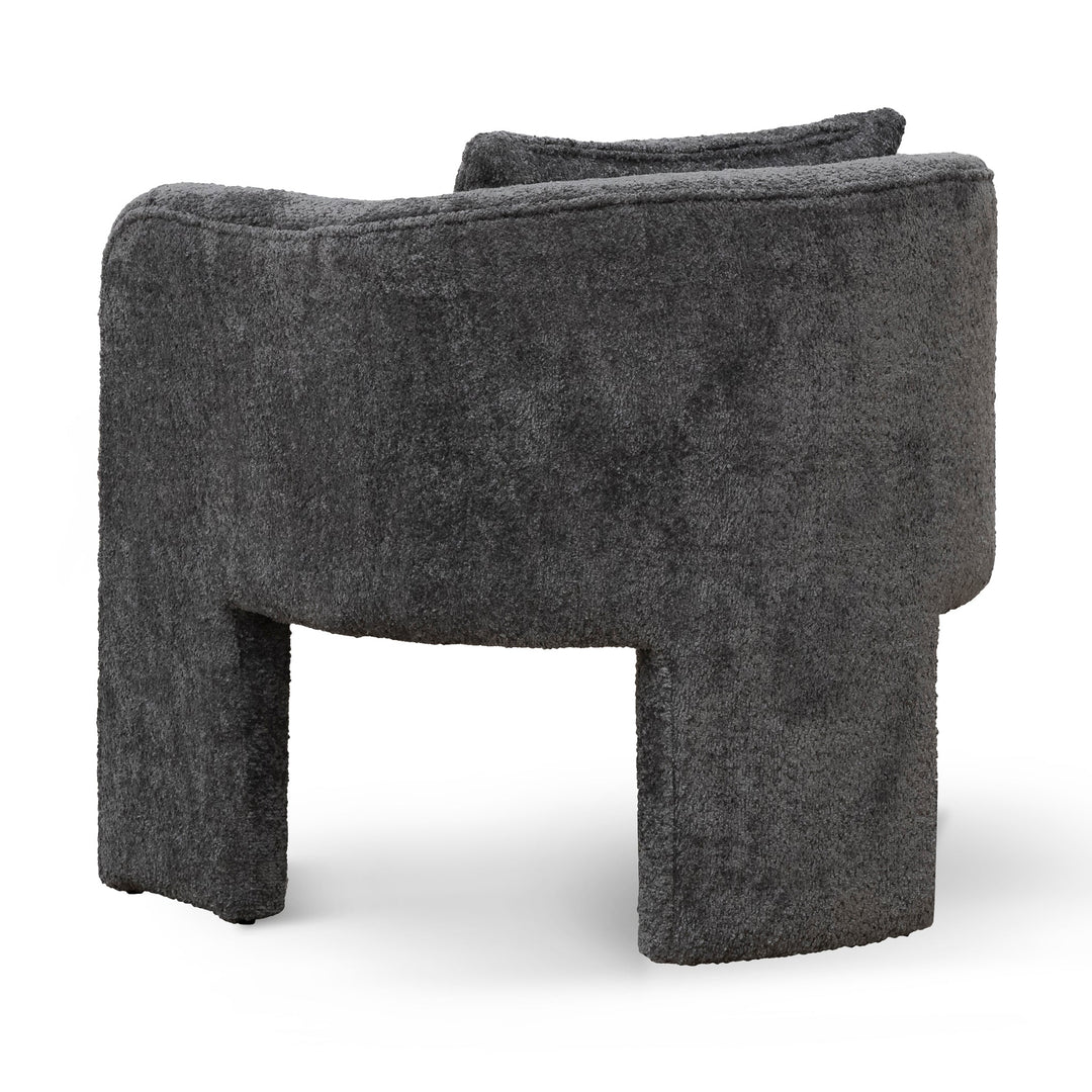 Maynard Fabric Armchair - Iron Grey