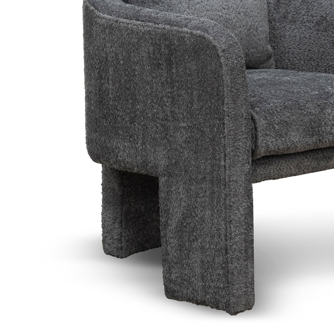 Maynard Fabric Armchair - Iron Grey