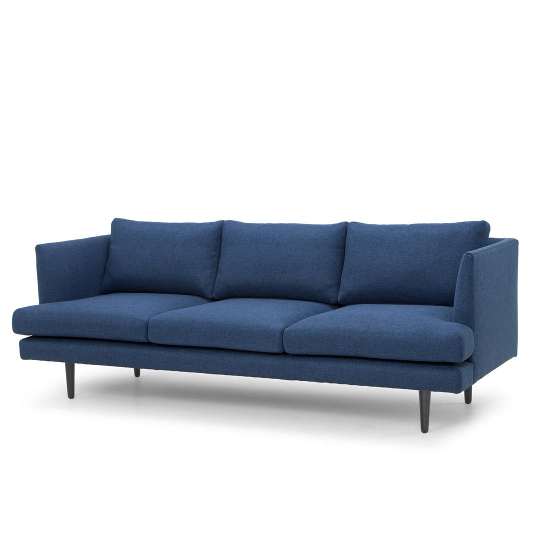 Victoria 3 Seater Fabric Sofa - Navy