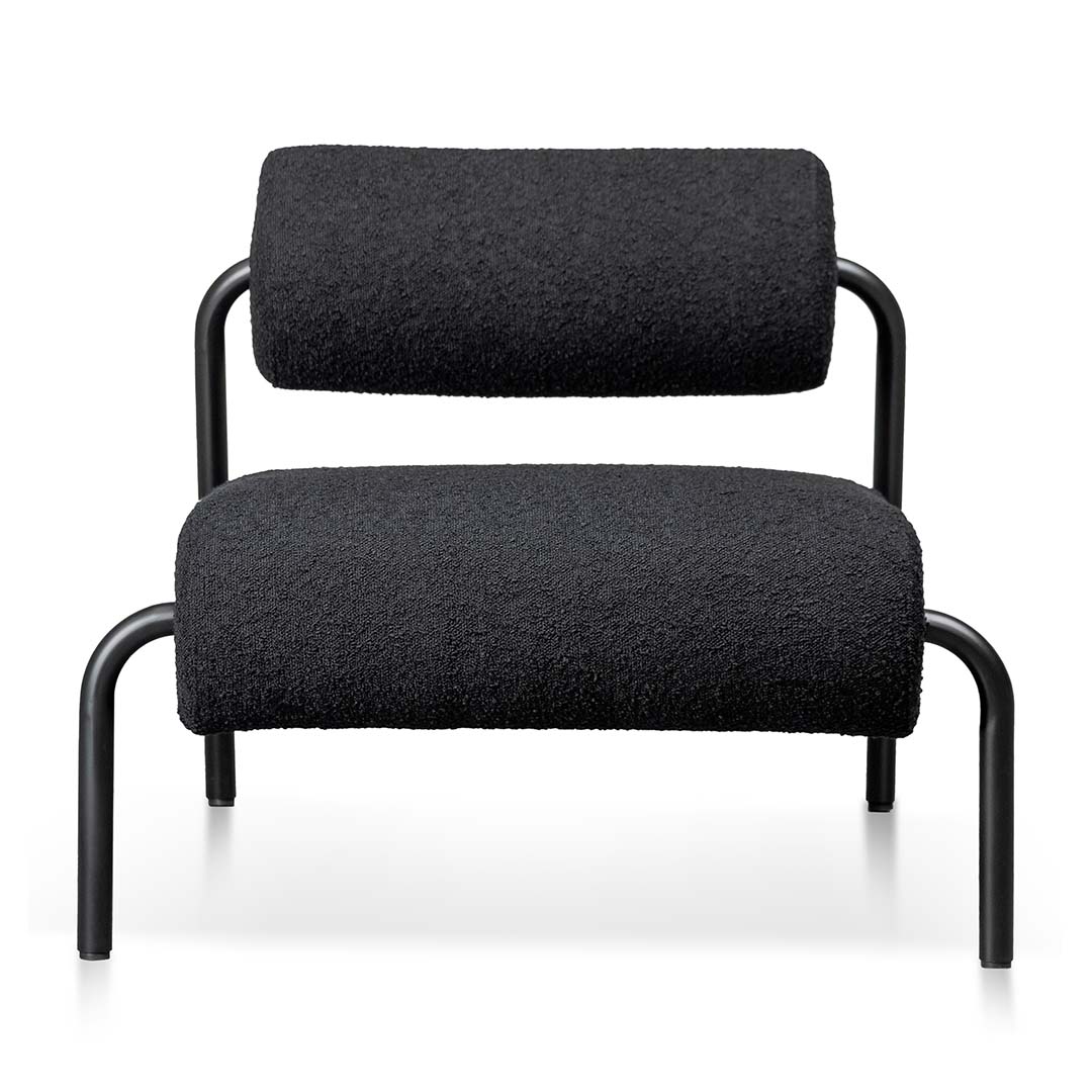 Tetbury Lounge Chair - Black Boucle