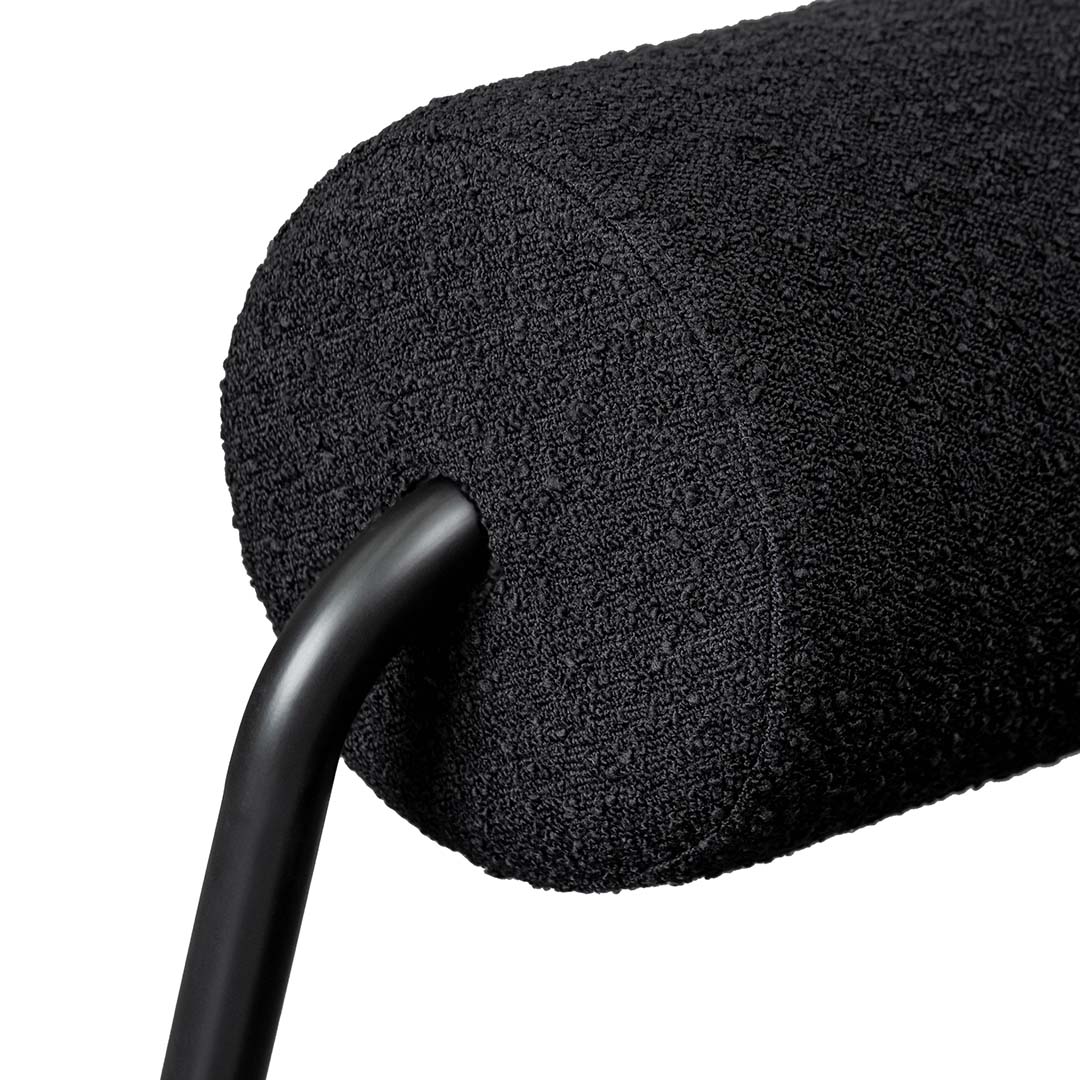 Tetbury Lounge Chair - Black Boucle