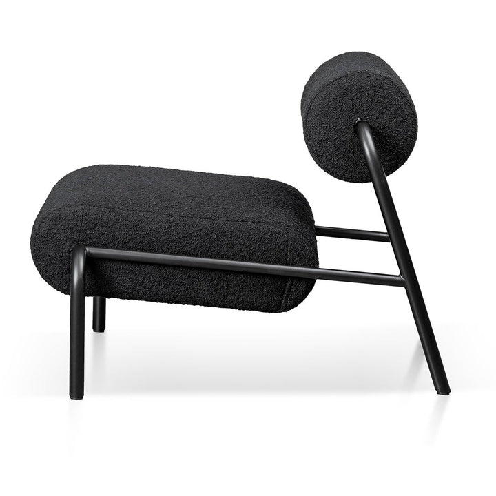 Tetbury Lounge Chair - Black Boucle