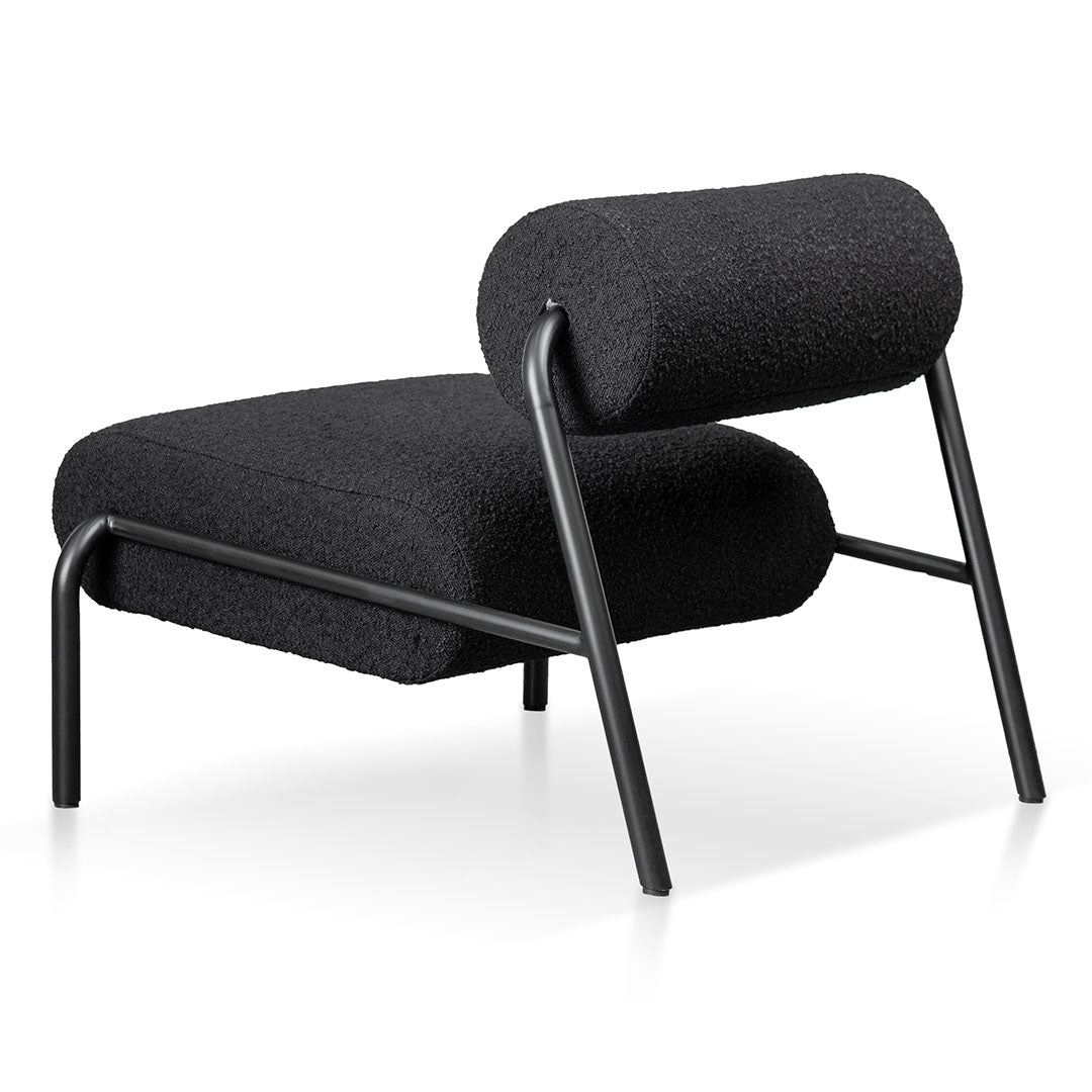 Tetbury Lounge Chair - Black Boucle