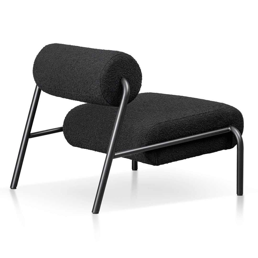 Tetbury Lounge Chair - Black Boucle