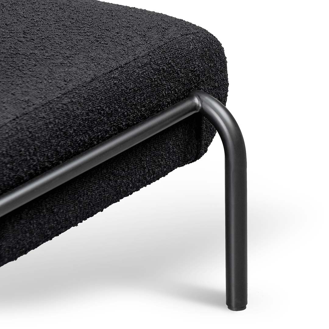 Tetbury Lounge Chair - Black Boucle