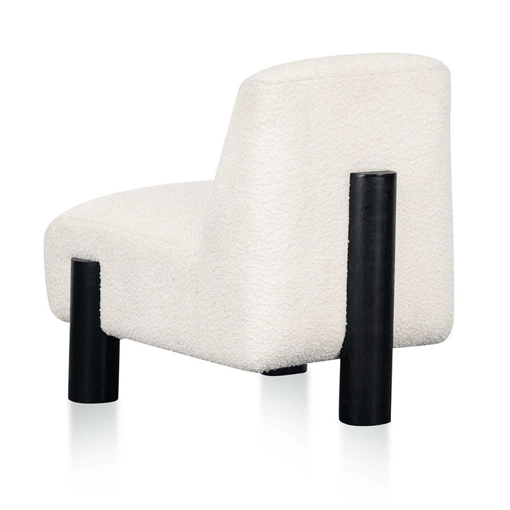 Maynard Armchair - Ivory White Boucle