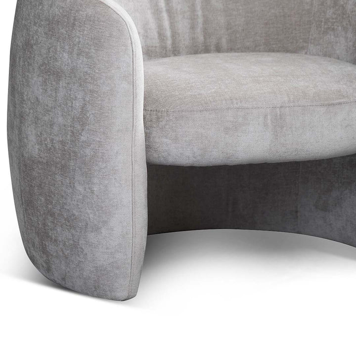 Maynard Fabric Armchair - Platinum Grey