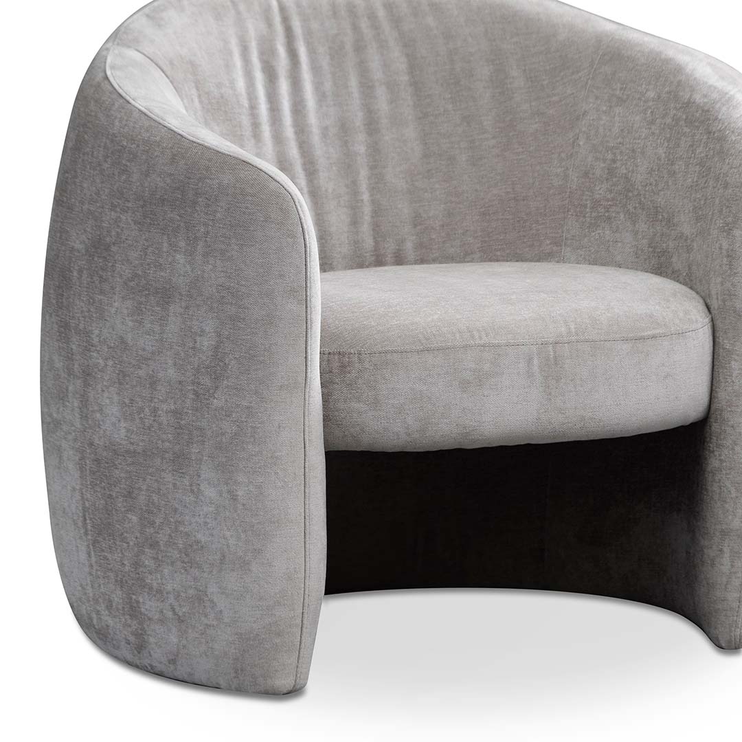 Maynard Fabric Armchair - Platinum Grey